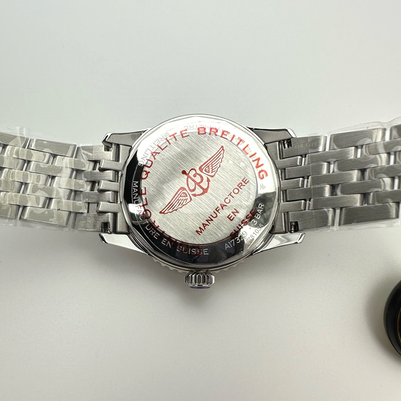 TF공장 브라이틀링 내비타이머 41미리 스틸 그린다이얼 브레이슬릿 Navitimer Automatic 41mm SS TF 1:1 Best Edition Green Dial on SS Bracelet A2824 출고 전 실물 검수사진 10