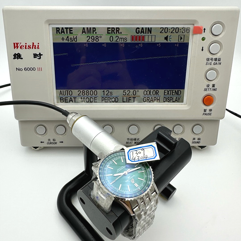 TF공장 브라이틀링 내비타이머 41미리 스틸 그린다이얼 브레이슬릿 Navitimer Automatic 41mm SS TF 1:1 Best Edition Green Dial on SS Bracelet A2824 출고 전 실물 검수사진 12