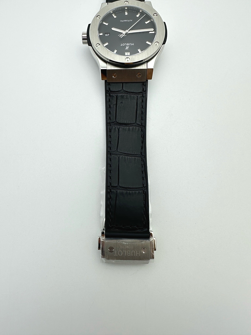WW공장 위블로 클래식퓨전 42mm 스틸 블랙다이얼 가죽스트랩 Classic Fusion Bang 42mm TI/RU Black WWF A1110 출고 전 실물 검수사진 8