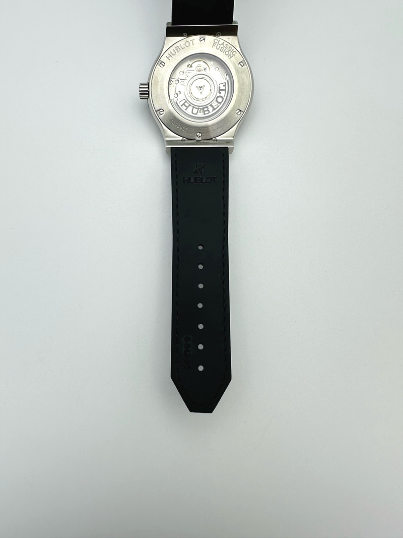 WW공장 위블로 클래식퓨전 42mm 스틸 블랙다이얼 가죽스트랩 Classic Fusion Bang 42mm TI/RU Black WWF A1110 출고 전 실물 검수사진 11