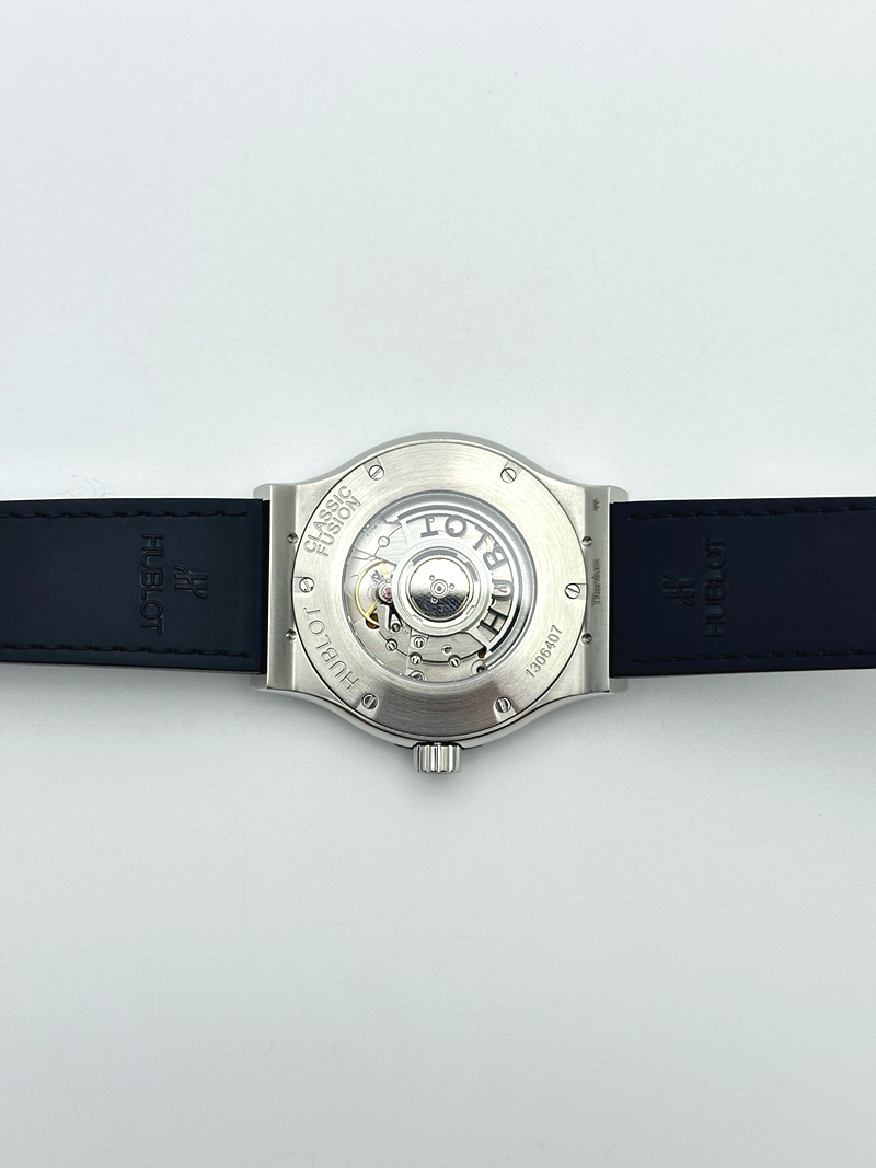 WW공장 위블로 클래식퓨전 42mm 스틸 블랙다이얼 가죽스트랩 Classic Fusion Bang 42mm TI/RU Black WWF A1110 출고 전 실물 검수사진 13