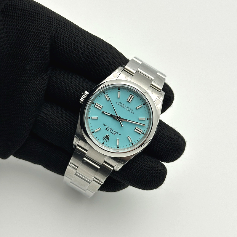 VS공장 롤렉스 오이스터퍼페츄얼 36 티파니 블루다이얼 브레이슬릿 터콰이즈 Oyster Perpetual 126000 36mm VSF 1:1 Best Edition 904L Steel Tiffany Blue Dial VS3230 V2 출고 전 실물 검수사진 5