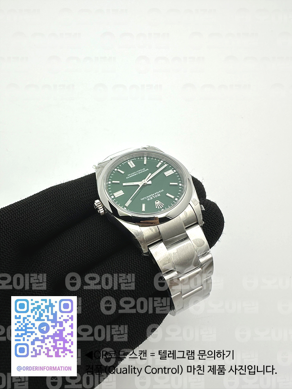 VS공장 롤렉스 오이스터퍼페츄얼 36 그린다이얼 브레이슬릿 Oyster Perpetual 126000 36mm VSF 1:1 Best Edition 904L Steel Green Dial VS3230 V2 출고 전 실물 검수사진 5