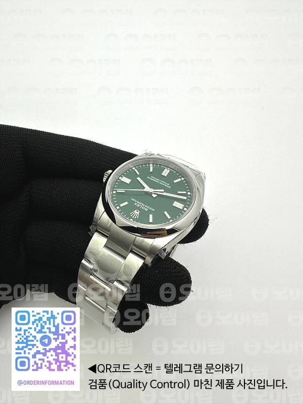 VS공장 롤렉스 오이스터퍼페츄얼 36 그린다이얼 브레이슬릿 Oyster Perpetual 126000 36mm VSF 1:1 Best Edition 904L Steel Green Dial VS3230 V2 출고 전 실물 검수사진 6