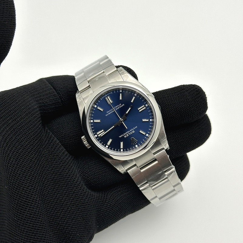 VS공장 롤렉스 오이스터퍼페츄얼 36 블루다이얼 브레이슬릿  Oyster Perpetual 126000 36mm VSF 1:1 Best Edition 904L Steel Blue Dial VS3230 V2 출고 전 실물 검수사진 4