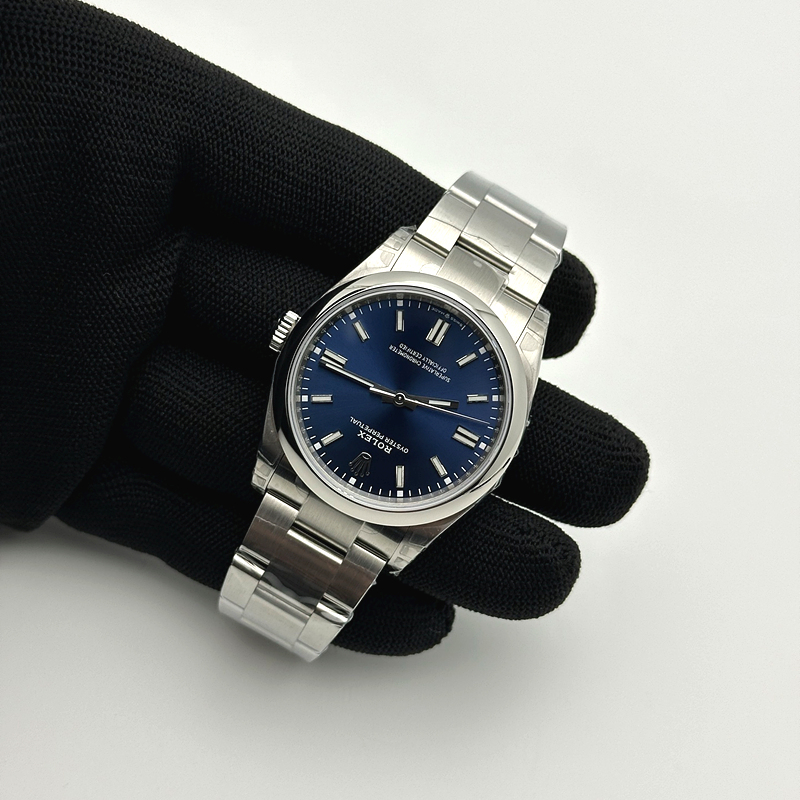 VS공장 롤렉스 오이스터퍼페츄얼 36 블루다이얼 브레이슬릿  Oyster Perpetual 126000 36mm VSF 1:1 Best Edition 904L Steel Blue Dial VS3230 V2 출고 전 실물 검수사진 5