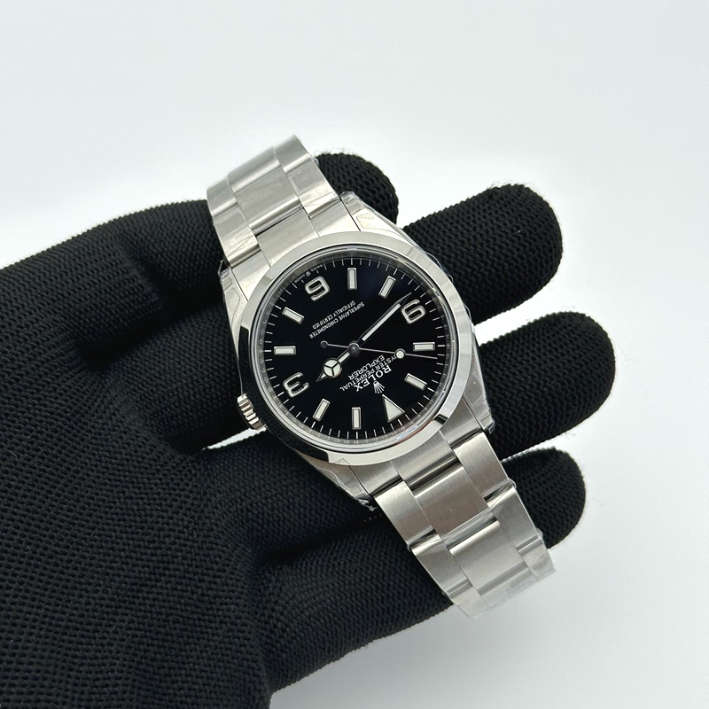 VS공장 롤렉스 익스플로러 36 신형 124270 스틸 브레이슬릿 Explorer 1 124270 36mm 904L SS/SS Blk VSF VS3230 출고 전 실물 검수사진 4