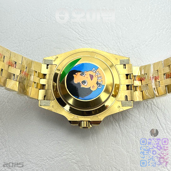 CLEAN공장 롤렉스 GMT마스터2 기네스 옐로우골드금통 블랙다이얼 쥬빌레브레이슬릿 클린공장 GMT Master II 126718 GRNR Clean 1:1 Best Edition Black Dial on YG Jubilee Bracelet DD3285 CHS 출고 전 실물 검수사진 11