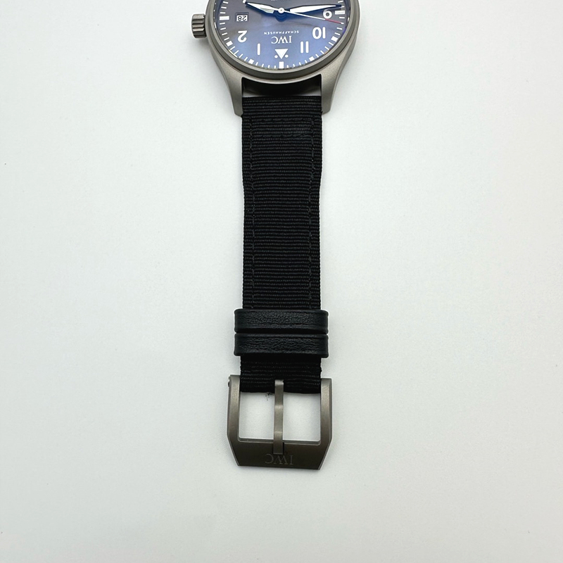 M+공장 IWC 마크20 그레이다이얼 블랙스트랩 Pilot Mark XX IW3282 Ti M+F 1:1 Best Edition Gray Dial on Black Nylon Strap MIYOTA 9015 엠플러스 출고 전 실물 검수사진 8