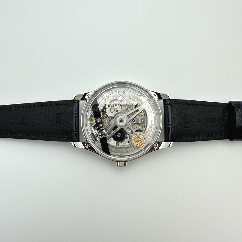 APS공장 IWC 포르투기저 스틸 화이트다이얼 블루가죽스트랩 Portugieser Automatic 42mm SS APSF 1:1 Best Edition White Dial Blue Marker on Blue Leather Strap A52011 출고 전 실물 검수사진 12