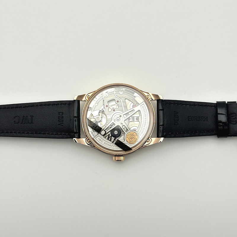APS공장 IWC 포르투기저 오토메틱 로즈골드금통 블랙다이얼 블랙가죽스트랩 Portugieser Automatic 42mm RG APSF 1:1 Best Edition Black Dial on Black Leather Strap A52010 출고 전 실물 검수사진 12