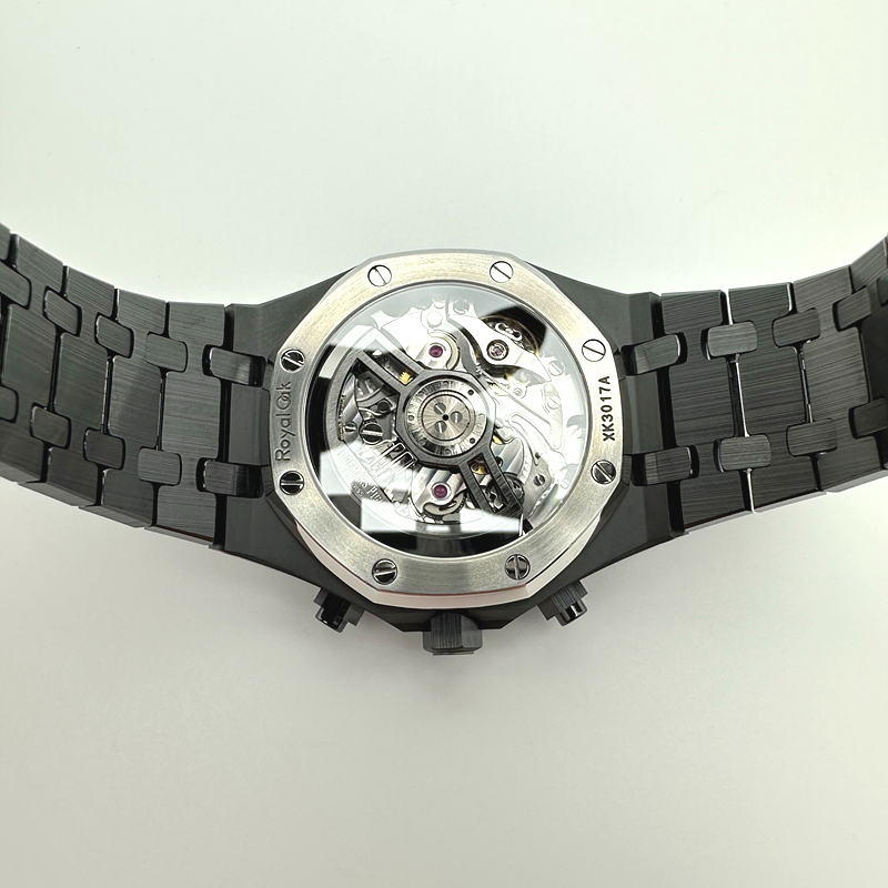 APS공장 오데마피게 로얄오크 크로노그래프 풀세라믹 블랙다이얼 브레이슬릿 26240 V2 Royal Oak Chrono 26240 Black Ceramic APSF 1:1 Best Edition on Ceramic Bracelet SA4401 Super Clone 출고 전 실물 검수사진 10