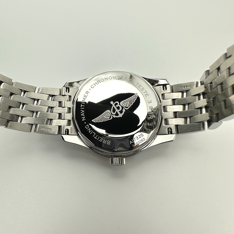 TF공장 브라이틀링 내비타이머 38 블루다이얼 브레이슬릿 Navitimer 38 Date SS TF 1:1 Best Edition Blue Dial on SS Bracelet A2824 출고 전 실물 검수사진 10