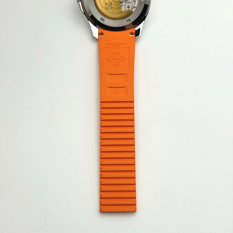 DD공장 파텍필립 아쿠아넛 5167 그레이다이얼 오렌지러버스트랩 Aquanaut Ref.5167 Orange SS/RU Grey/Num DDF DD330 출고 전 실물 검수사진 10