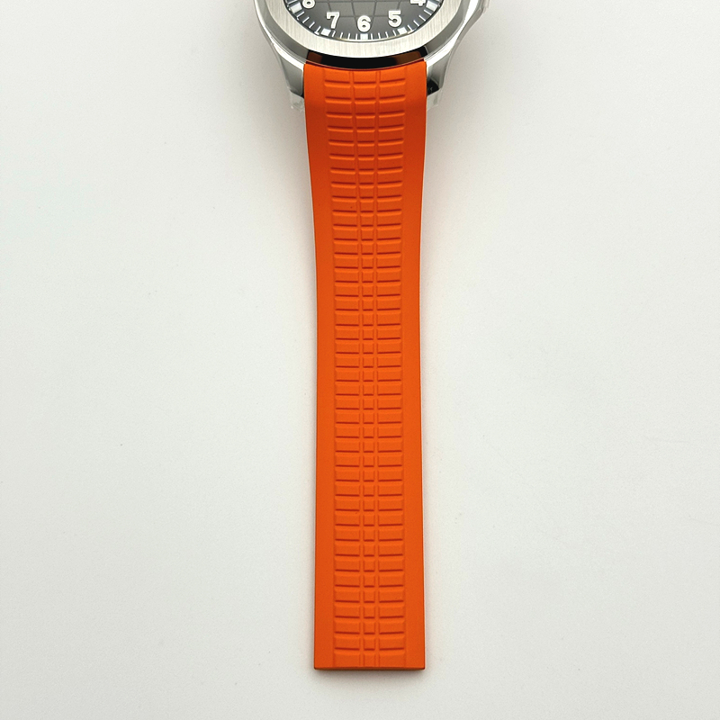 DD공장 파텍필립 아쿠아넛 5167 그레이다이얼 오렌지러버스트랩 Aquanaut Ref.5167 Orange SS/RU Grey/Num DDF DD330 출고 전 실물 검수사진 11