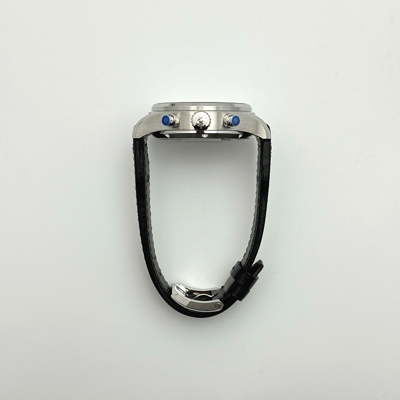 APS공장 IWC 파일럿 크로노그래프 388101 블랙다이얼 블랙가죽스트랩 출고 전 실물 검수사진 6