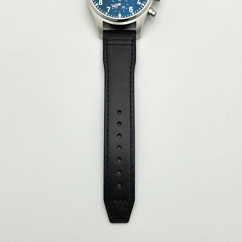 APS공장 IWC 파일럿 크로노그래프 388101 블랙다이얼 블랙가죽스트랩 출고 전 실물 검수사진 11