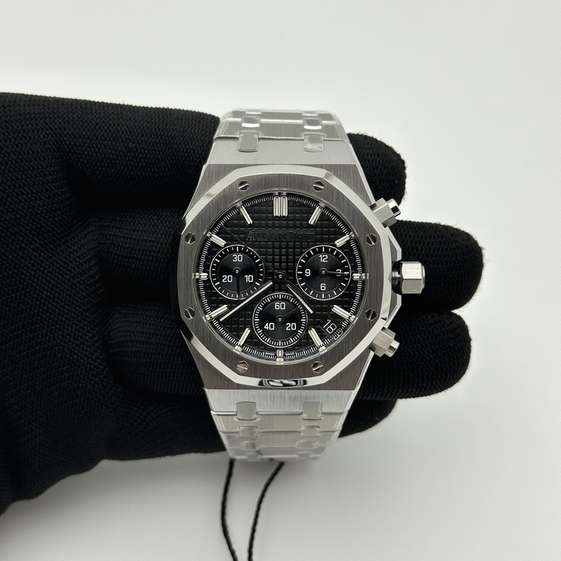 ZF공장 오데마피게 로얄오크 크로노그래프 26240 스틸 블랙다이얼 브레이슬릿 Royal Oak Chrono 26240 SS ZF 1:1 Best Edition Black Dial On SS Bracelet Super Clone DD4401 출고 전 실물 검수사진 2