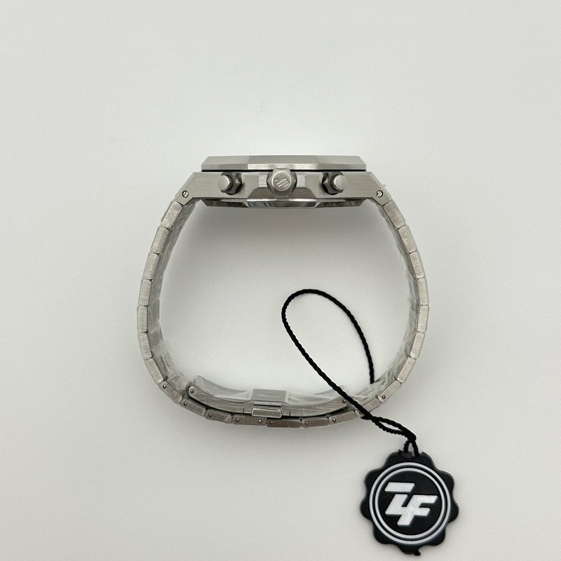ZF공장 오데마피게 로얄오크 크로노그래프 26240 스틸 블랙다이얼 브레이슬릿 Royal Oak Chrono 26240 SS ZF 1:1 Best Edition Black Dial On SS Bracelet Super Clone DD4401 출고 전 실물 검수사진 8