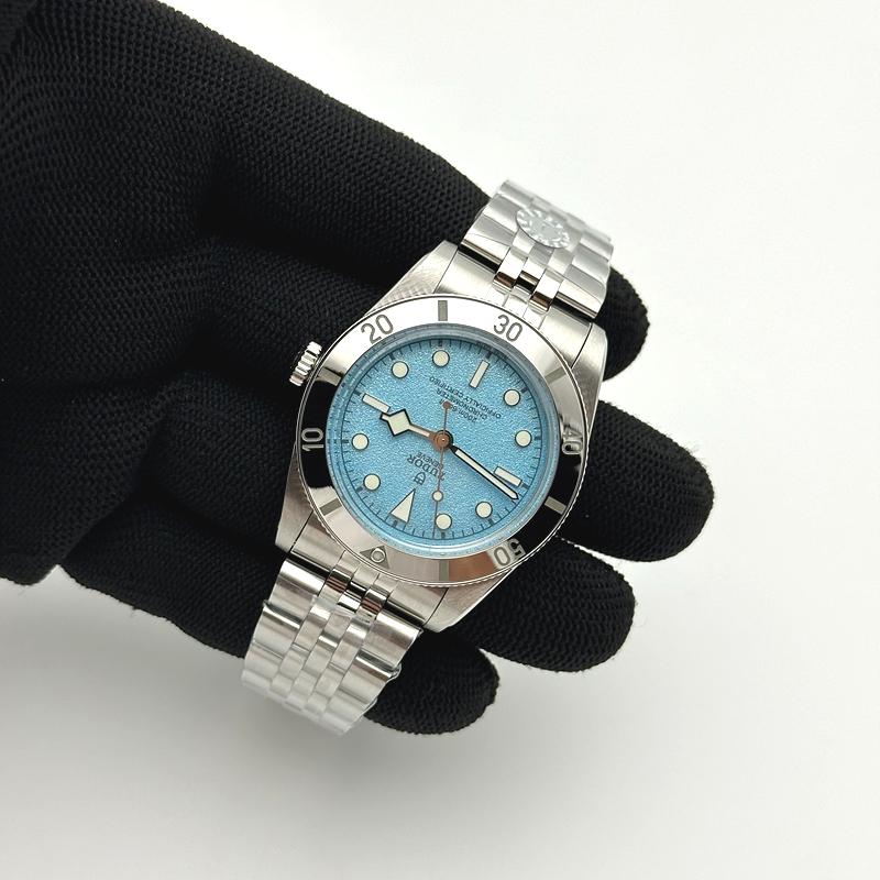 ZF공장 튜더 블랙베이 37 티파니블루다이얼 브레이슬릿 Heritage Black Bay 37mm SS ZF 1:1 Best Edition Tiffany Blue Dial on SS Bracelet A2824 출고 전 실물 검수사진 5